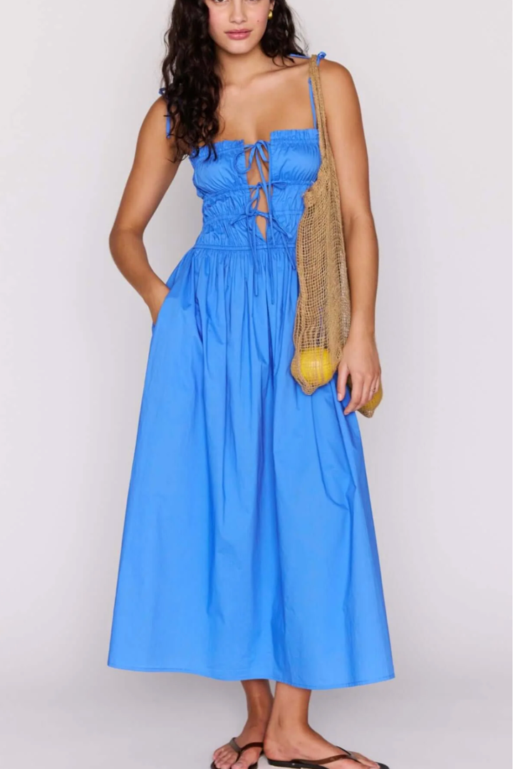 MINKPINK | LIANA TIE MIDI DRESS