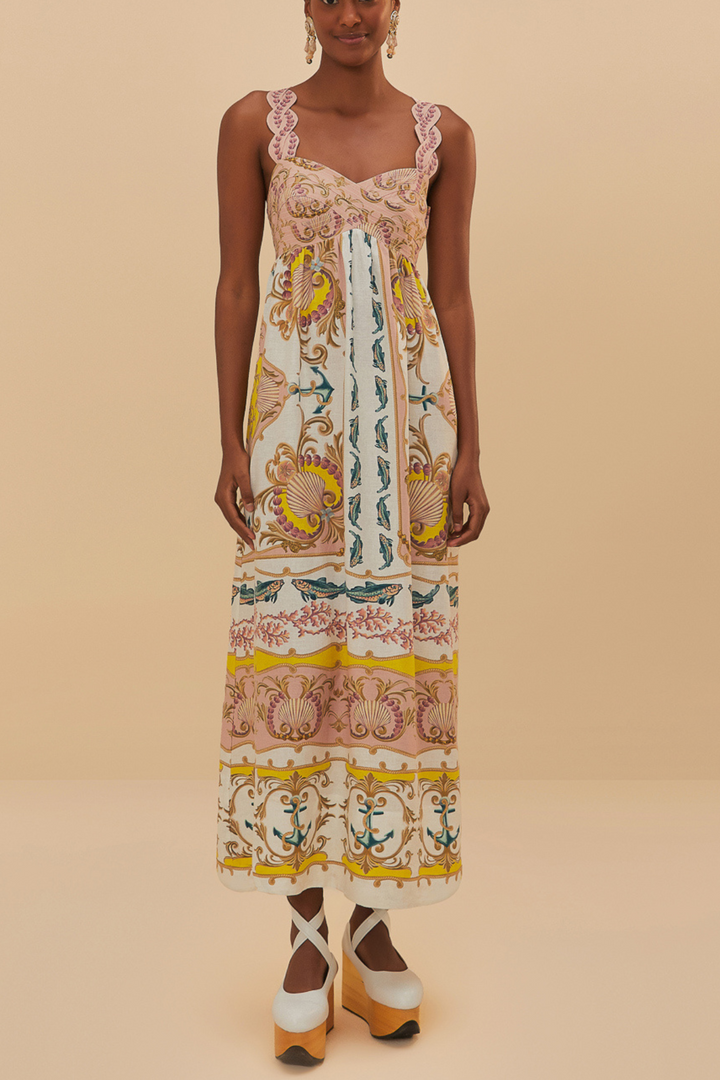 FARM RIO | MARITIME MAGIC MAXI DRESS