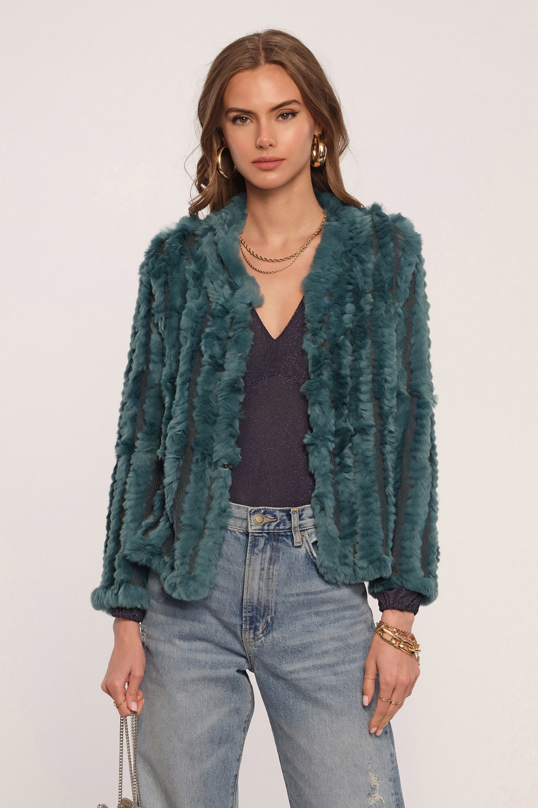 Heartloom rosa fur clearance jacket