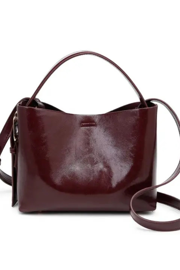 Sophie Crossbody- Burgundy