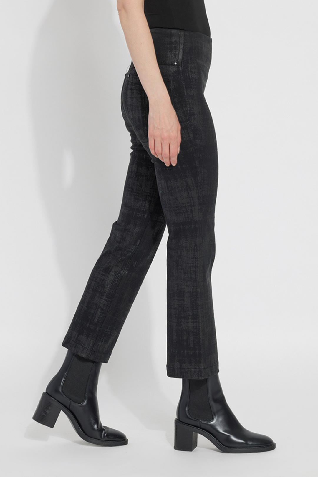 LYSSE | Ankle Foil Denim