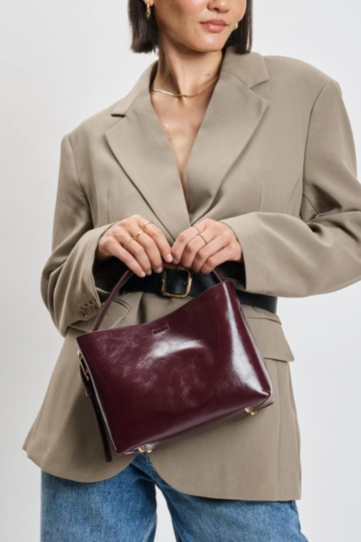 Sophie Crossbody- Burgundy