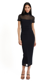 AMANDA UPRICHARD DOMINIQUE DRESS- BLACK