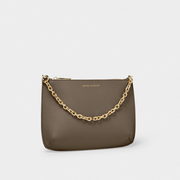 KATIE LOXTON | Astrid Chain Clutch- Mink