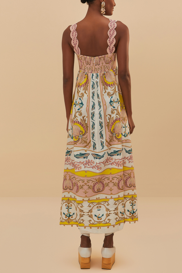 FARM RIO | MARITIME MAGIC MAXI DRESS