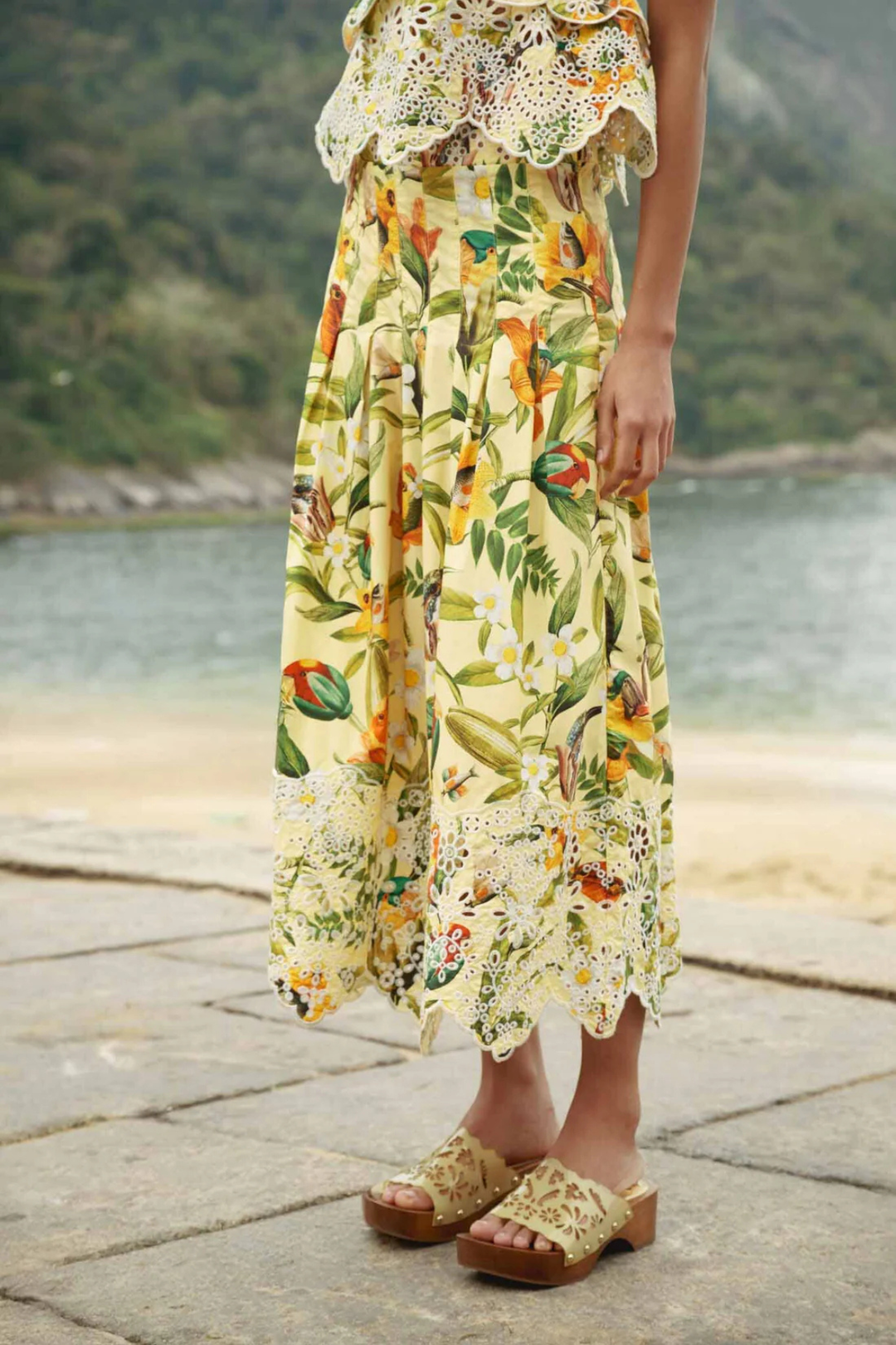 FARM RIO | BRASIL COLLAGE SKIRT