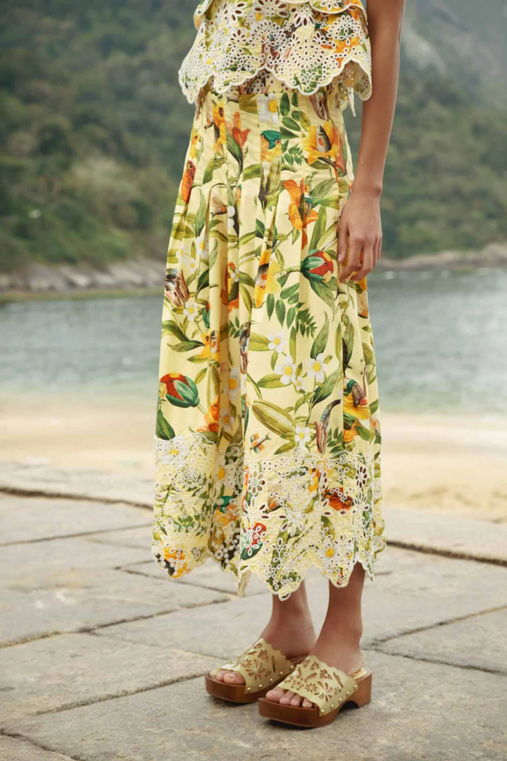 FARM RIO | BRASIL COLLAGE SKIRT