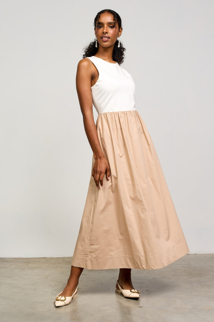 Summer Mix Media Dress