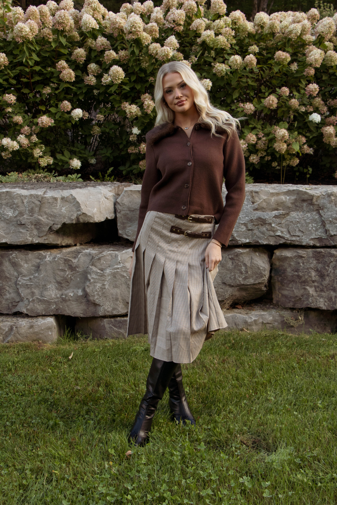 CLAUDIA CARDIGAN - BROWN