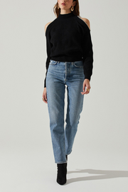 ASTR Tori Sweater- Black