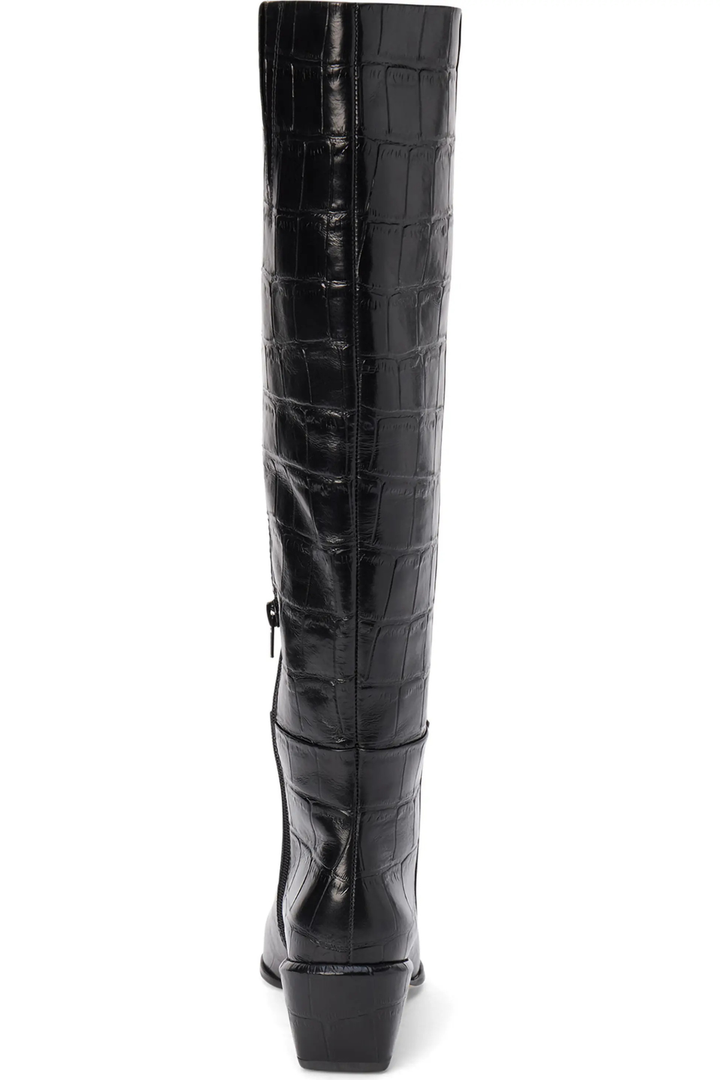 Matisse | Ellington Black Croc Boot