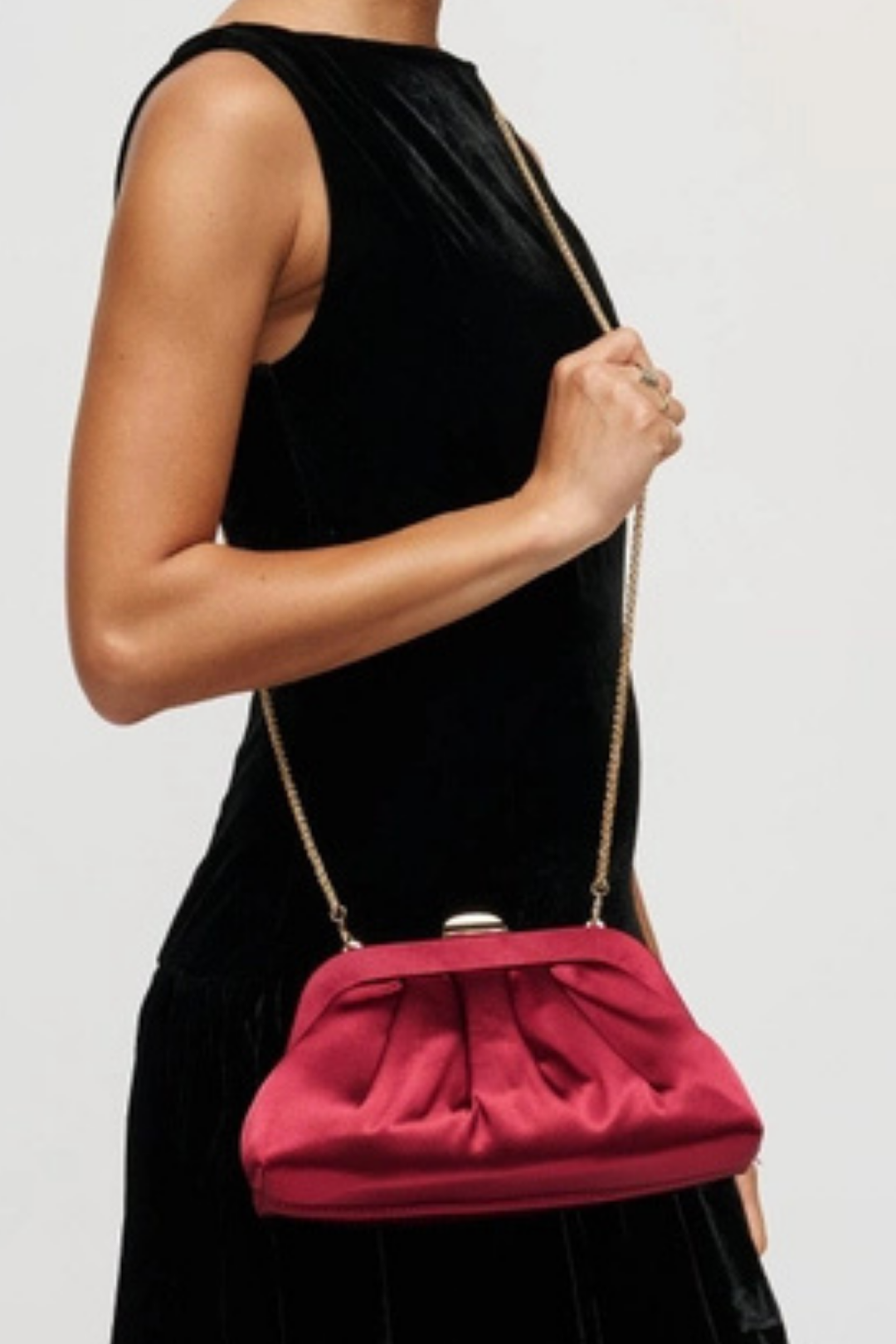 WINTER CLUTCH - BURGUNDY