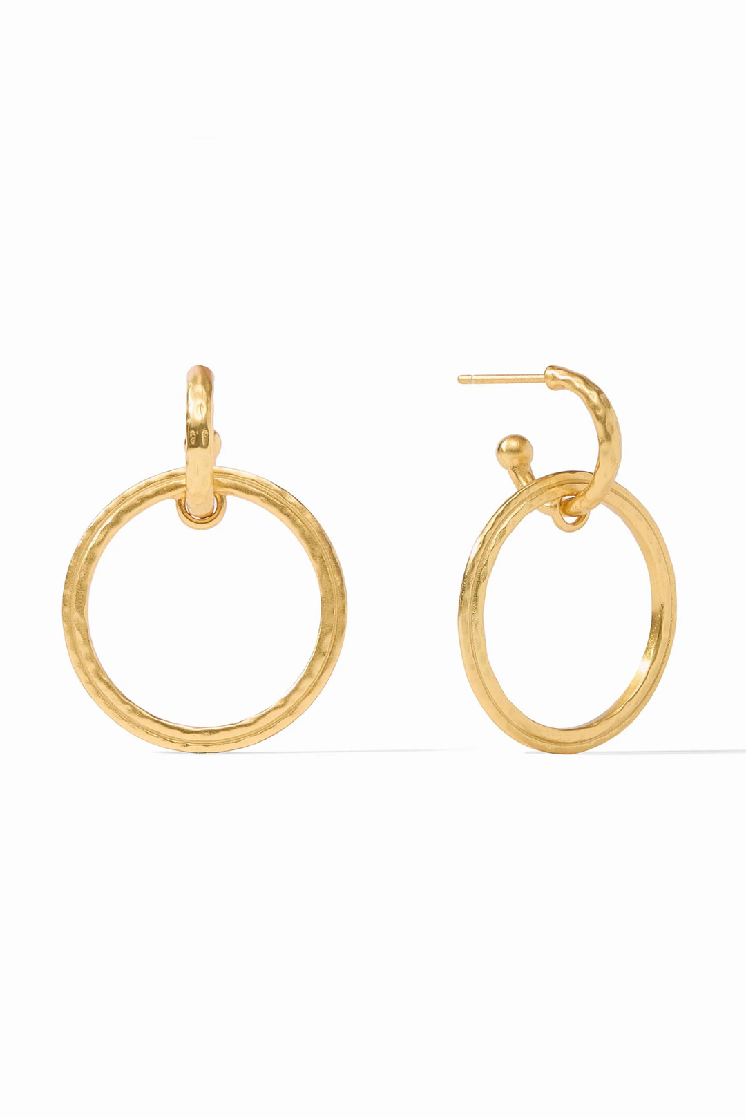 Julie Vos | Astor 6-in-1 Charm Earring - Clear Crystal