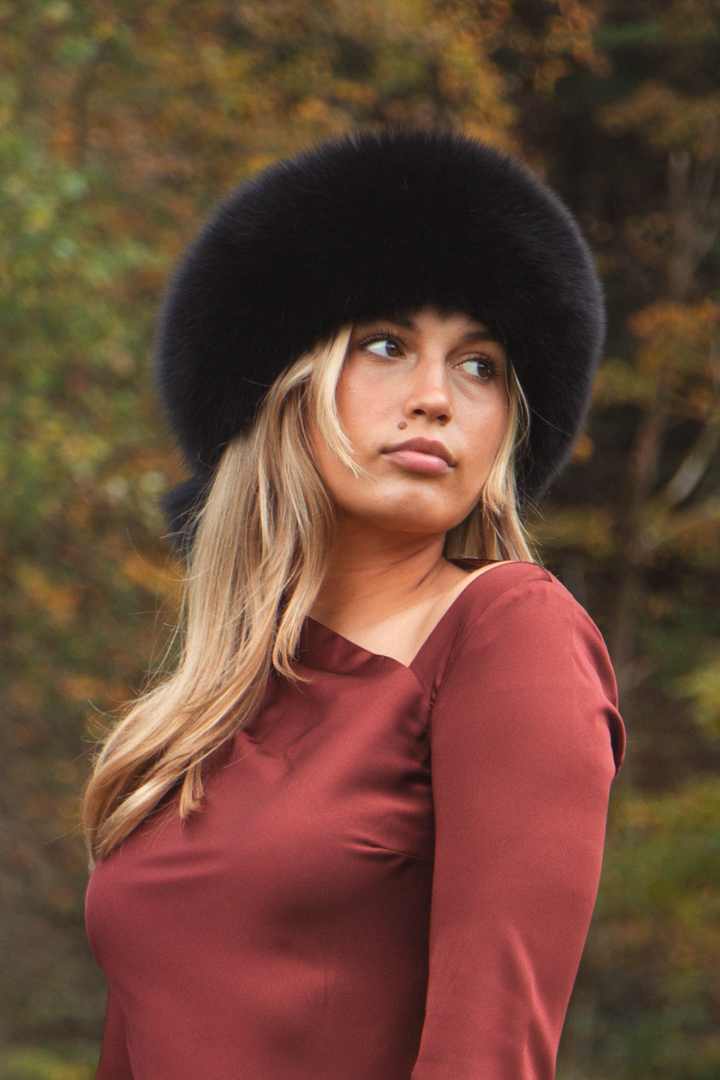 Black Fox HeadbandCollar