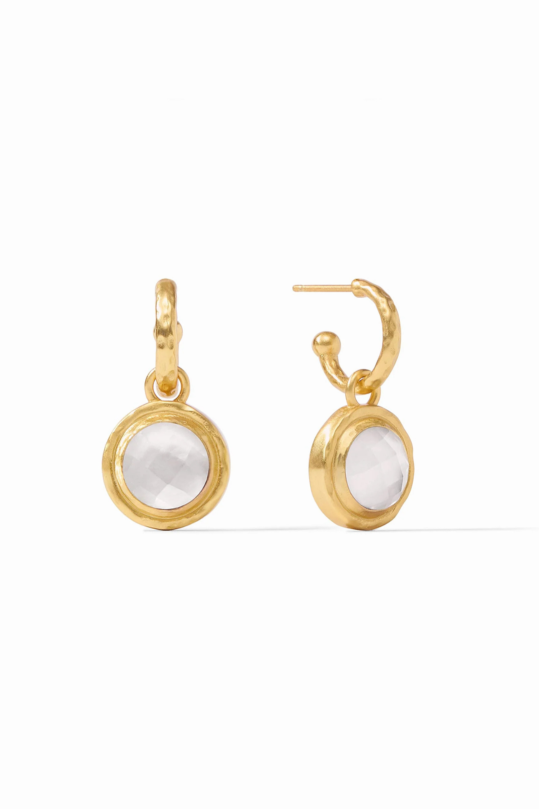 Julie Vos | Astor 6-in-1 Charm Earring - Clear Crystal