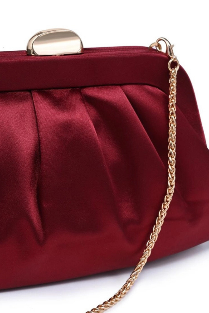 WINTER CLUTCH - BURGUNDY