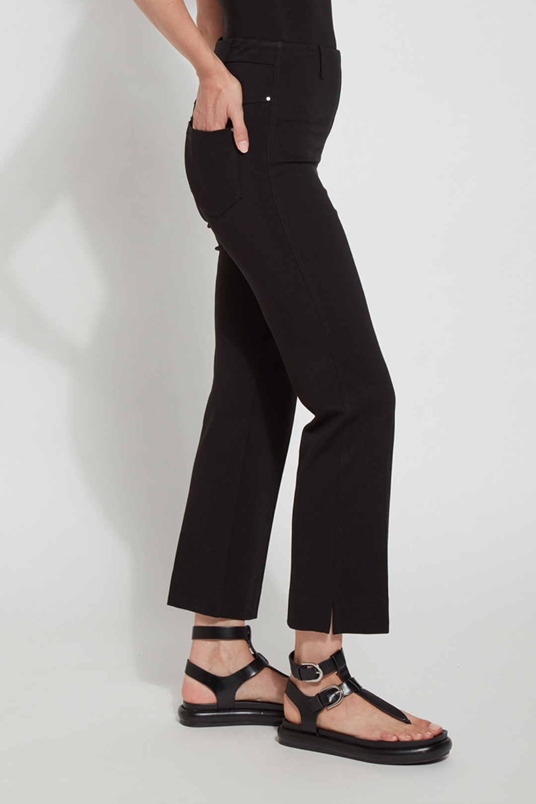 LYSSE | Baby Boot Ankle Pant- Black