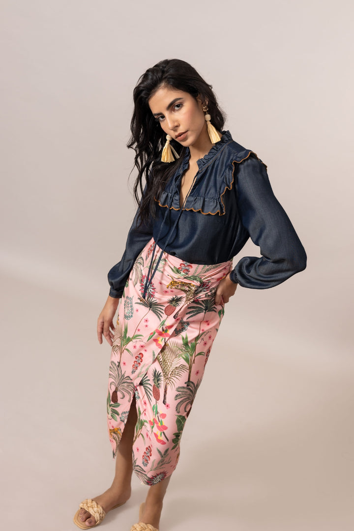 EMILY LOVELOCK | Lisa Wrap Skirt