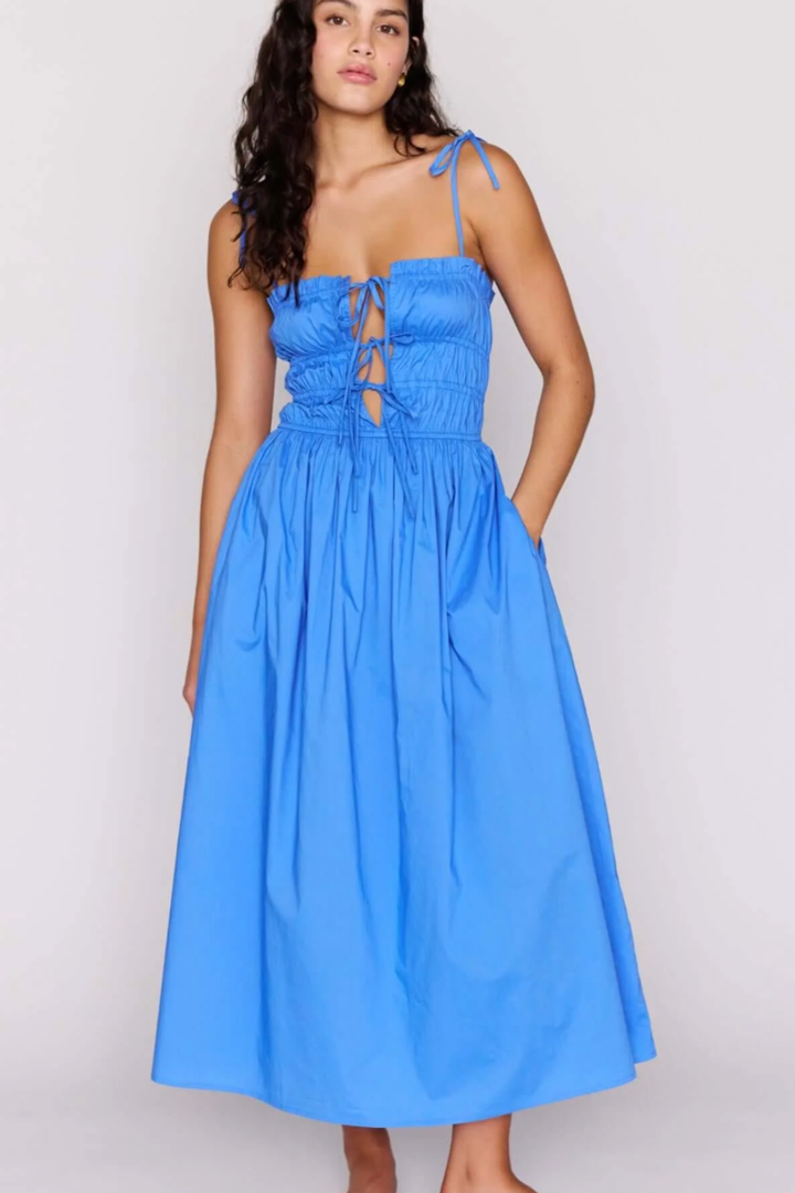 MINKPINK | LIANA TIE MIDI DRESS