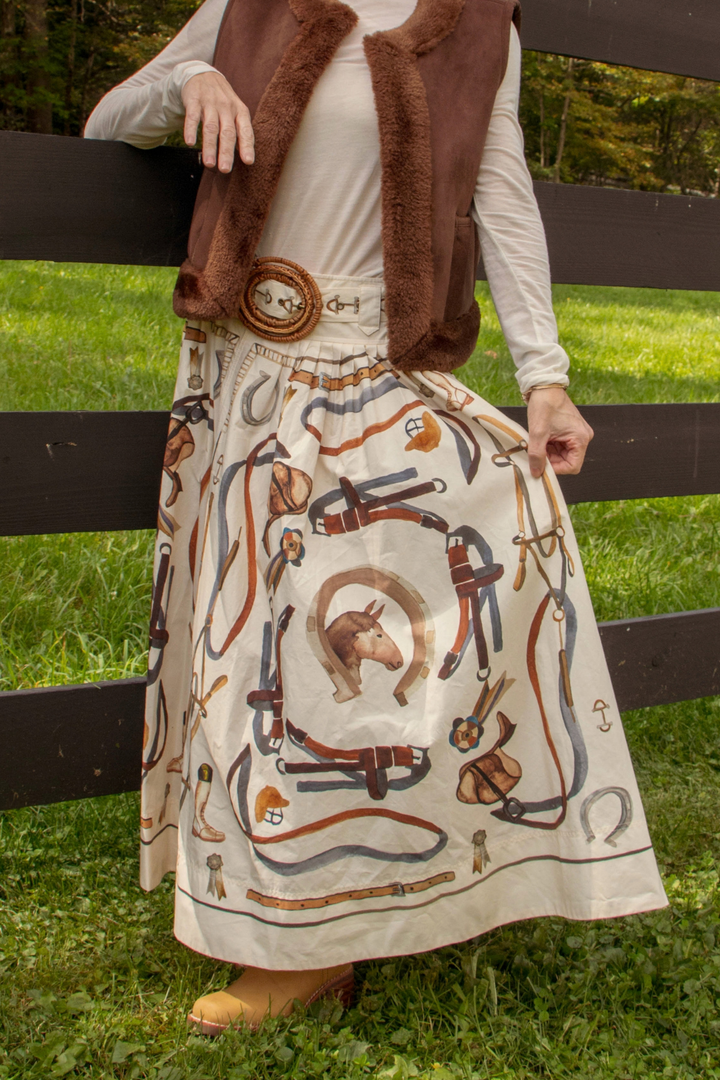 FARM RIO | EQUESTRIAN MAXI SKIRT