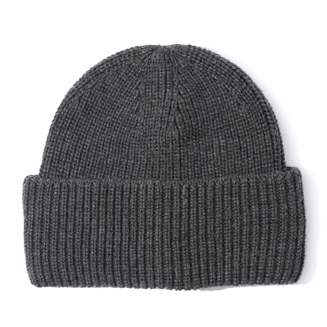 ECHO| Perfect Ribbed Beanie- Charcoal