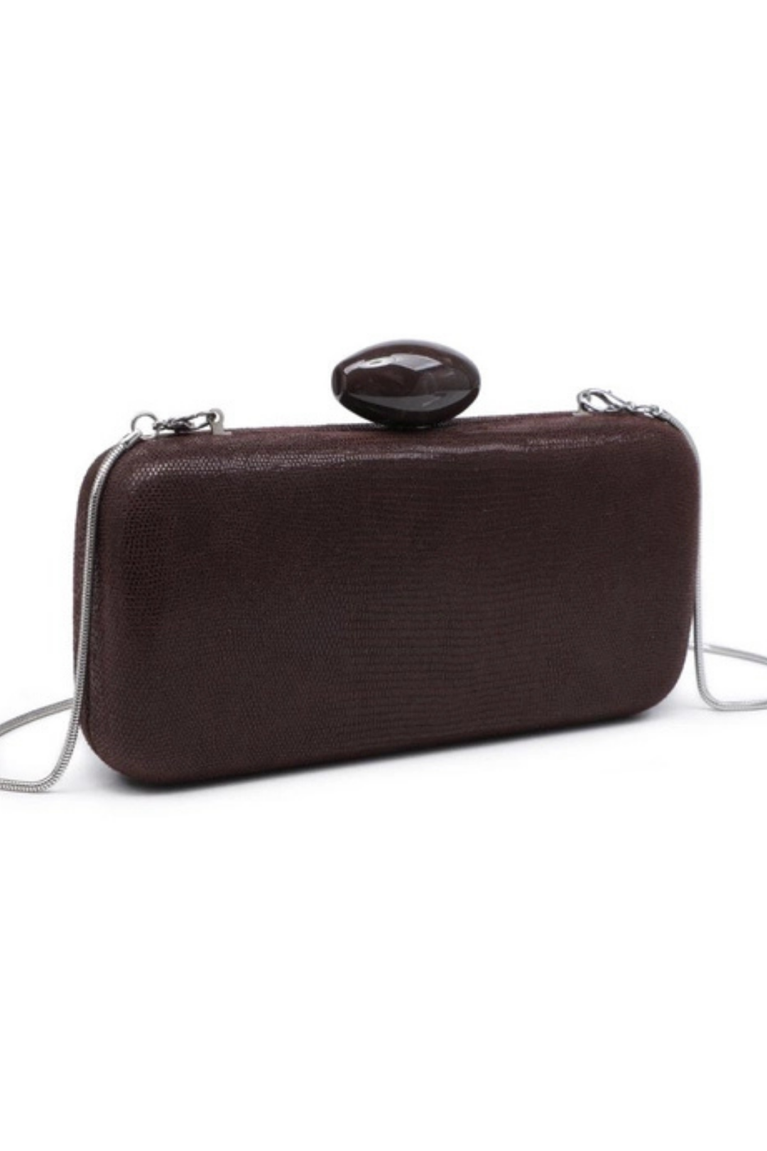 DUSTIN EVENING BAG - CHOCOLATE