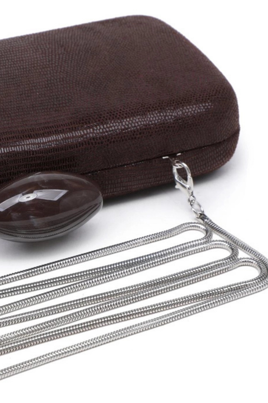 DUSTIN EVENING BAG - CHOCOLATE