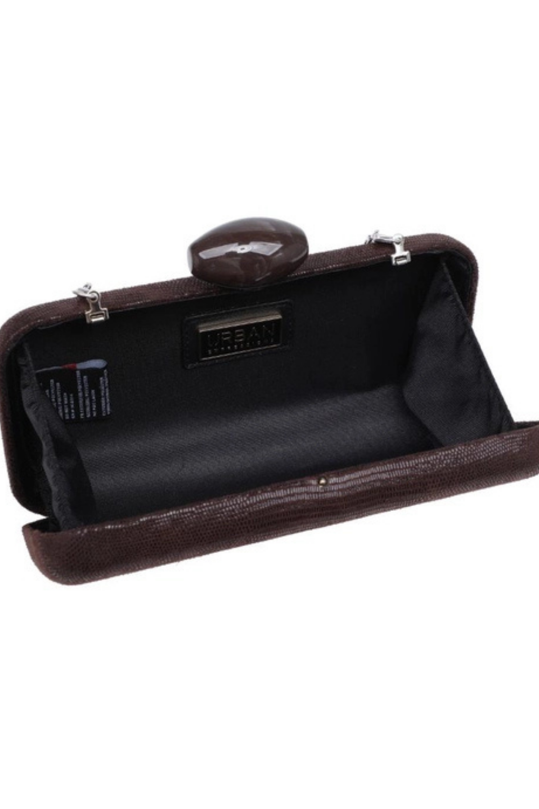 DUSTIN EVENING BAG - CHOCOLATE