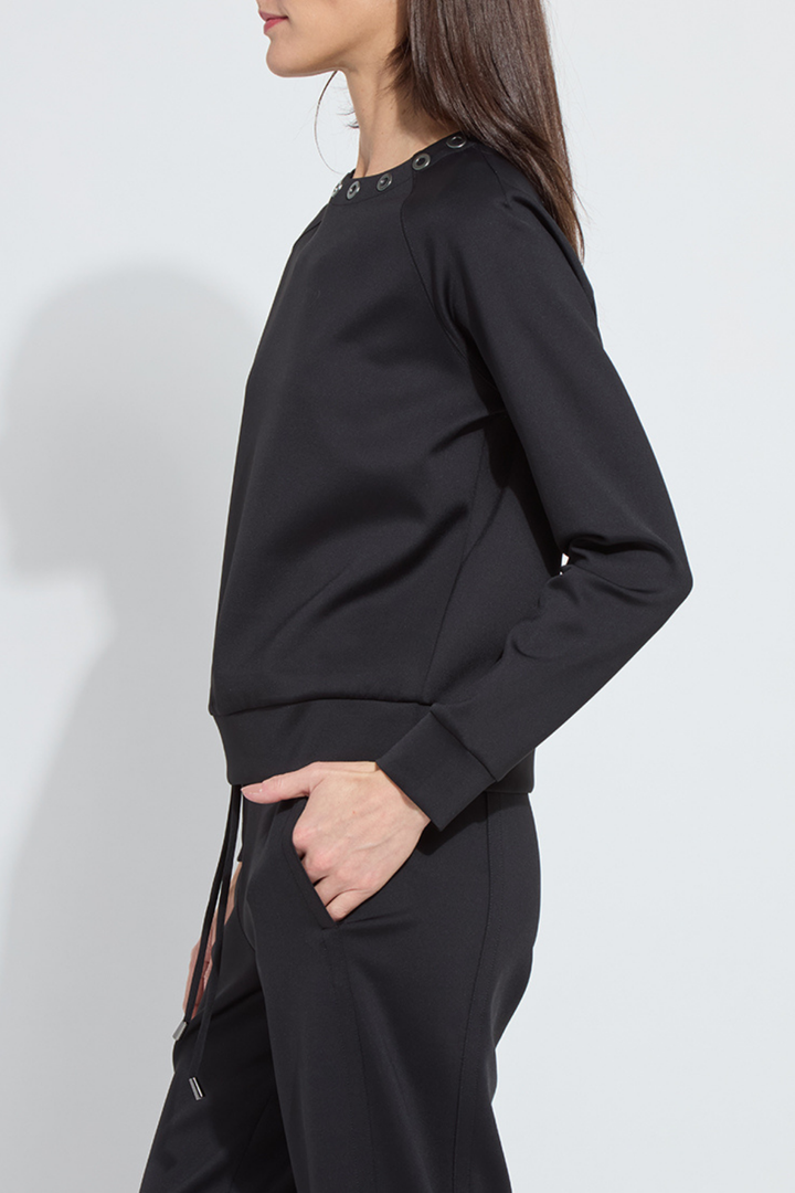 LYSSE | Desi Grommet Neoprene Pullover