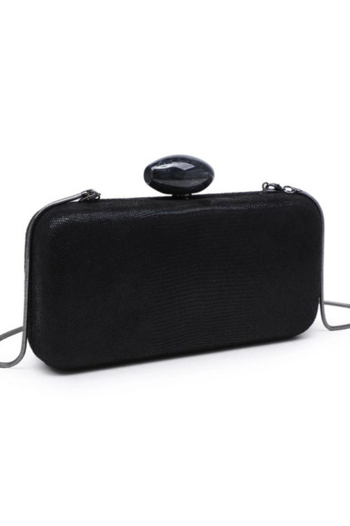 DUSTIN EVENING BAG - BLACK