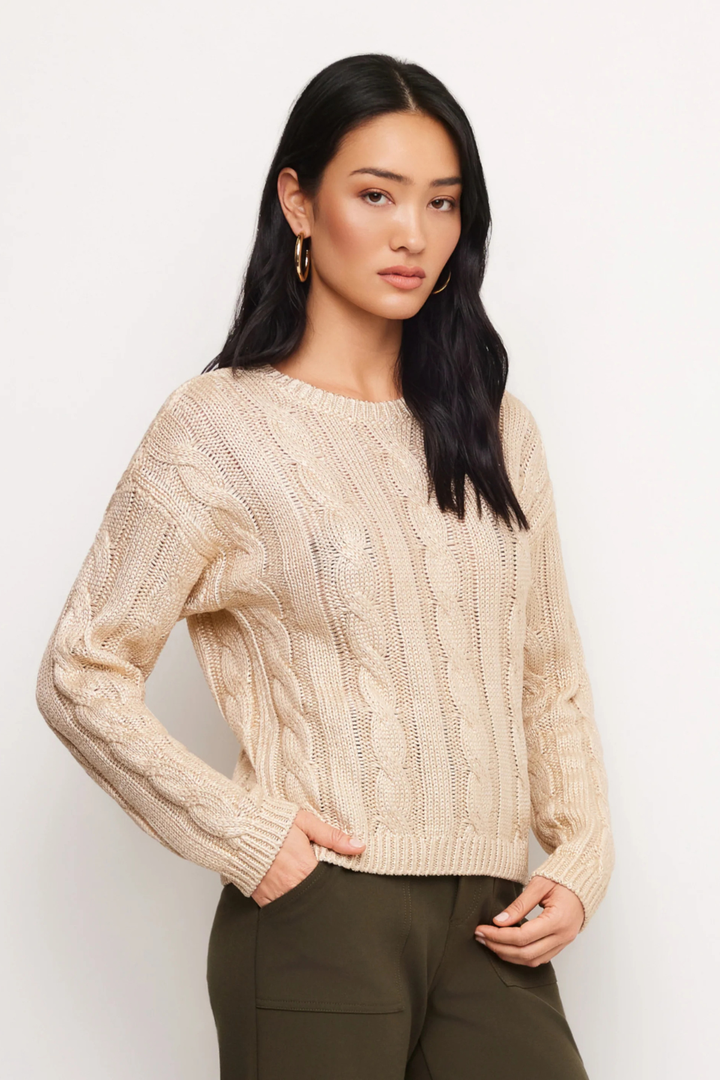 Fifteen Twenty | Levie Metallic Sweater