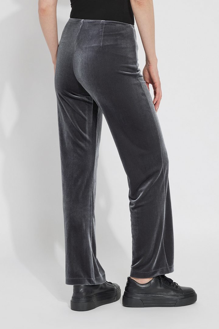 LYSSE Velvet Pant- Charcoal