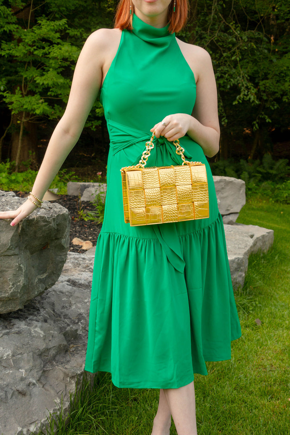 AMANDA UPRICHARD BOWDEN DRESS