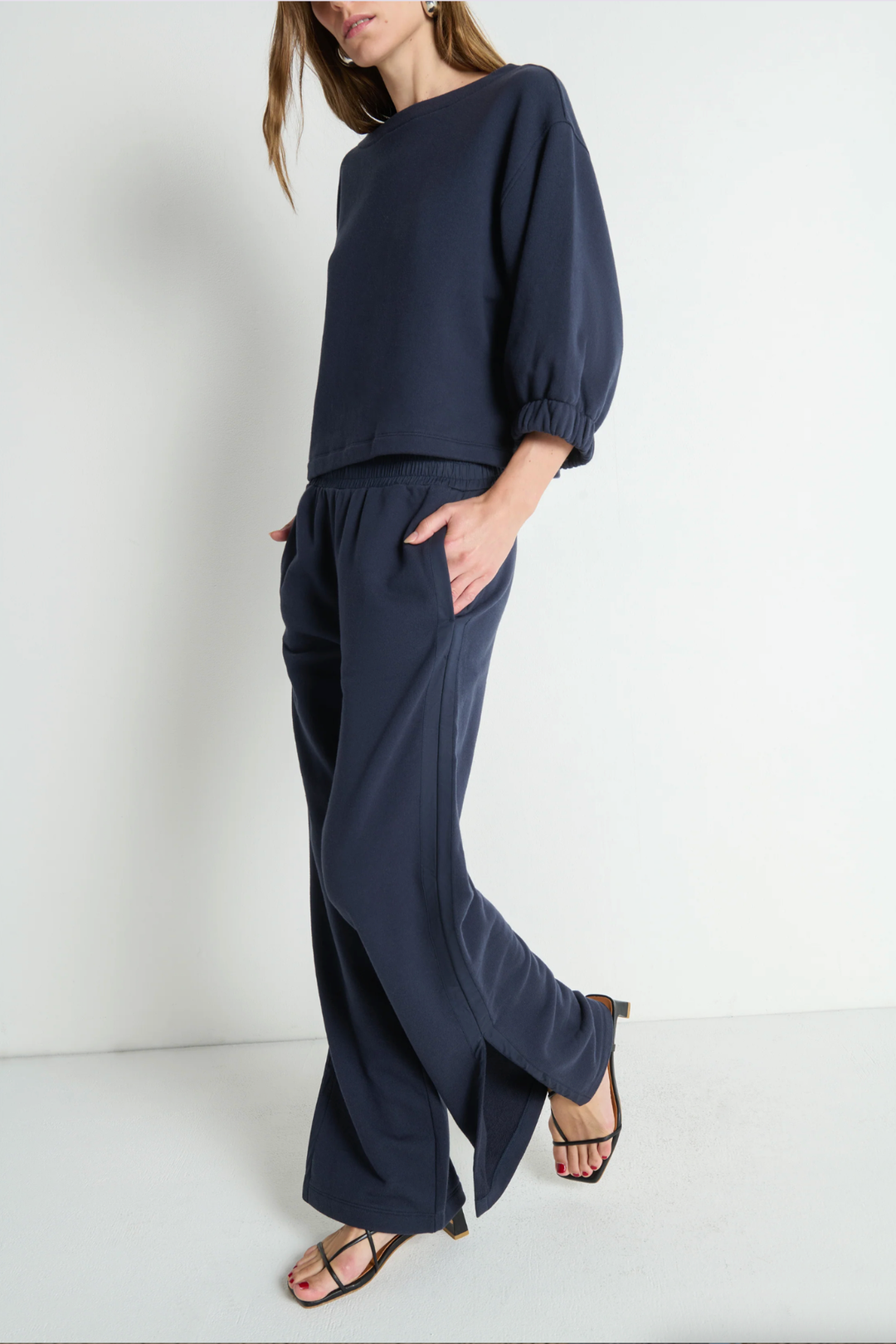 NATION | Abigail Sweatpant- Navy