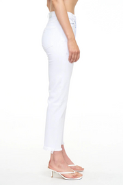 CHARLIE HIGH RISE CLASSIC STRAIGHT ANKLE - BLANCA VINTAGE