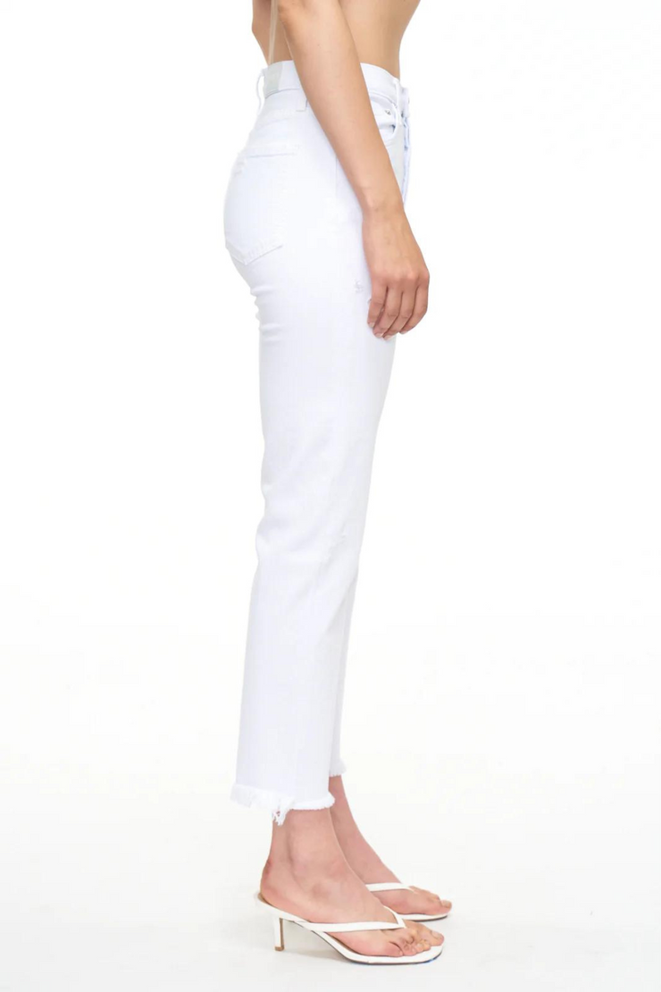 CHARLIE HIGH RISE CLASSIC STRAIGHT ANKLE - BLANCA VINTAGE
