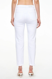 CHARLIE HIGH RISE CLASSIC STRAIGHT ANKLE - BLANCA VINTAGE