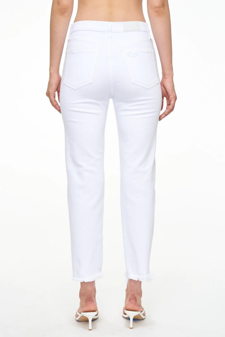 CHARLIE HIGH RISE CLASSIC STRAIGHT ANKLE - BLANCA VINTAGE