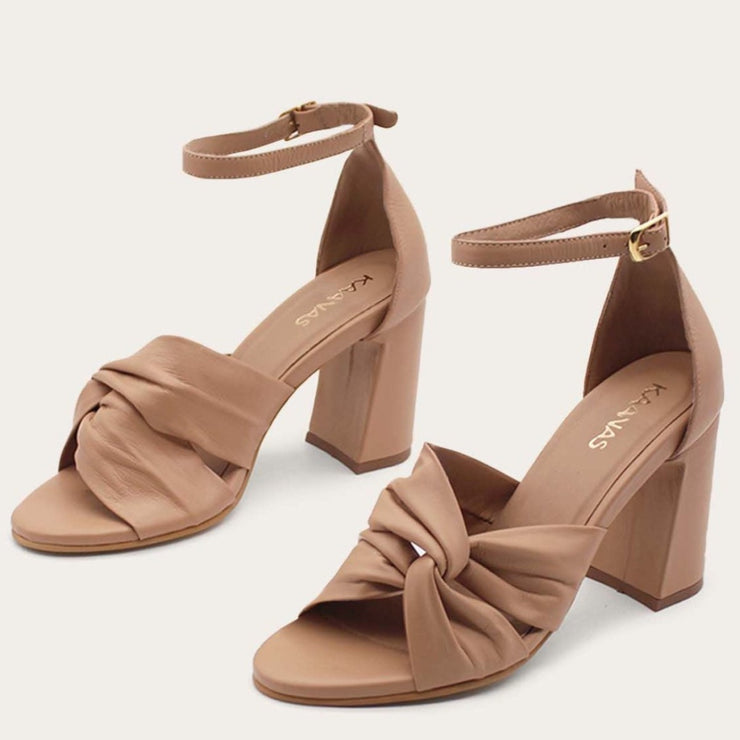 KAANAS | Doha Leather Wrap Sandal