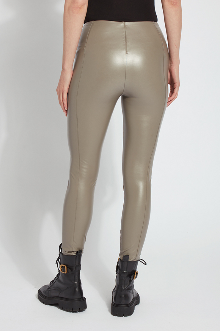 Lysse faux leather legging- taupe