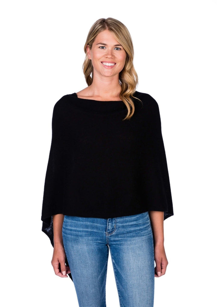 Alashan Cashmere Topper - Ebony