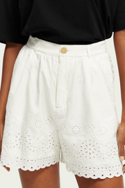SCOTCH & SODA | Cotton Embroidered Shorts