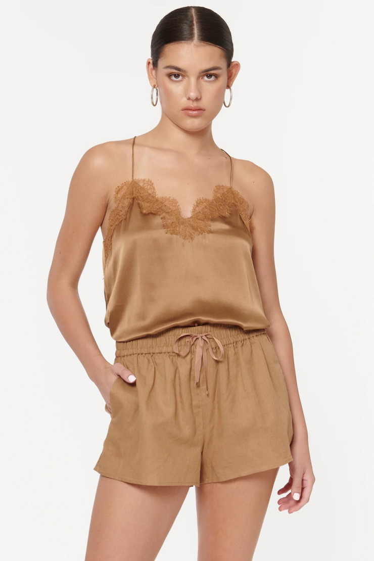 CAMI NYC | Racer Cami- Butterscotch