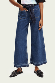 Scotch & Soda The Wave cropped flared jeans