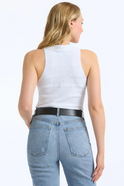 525 AMERICAN TONAL JACQUARD POLO BODYSUIT