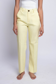 SCOTCH & SODA Edie Linen Trouser- Yellow