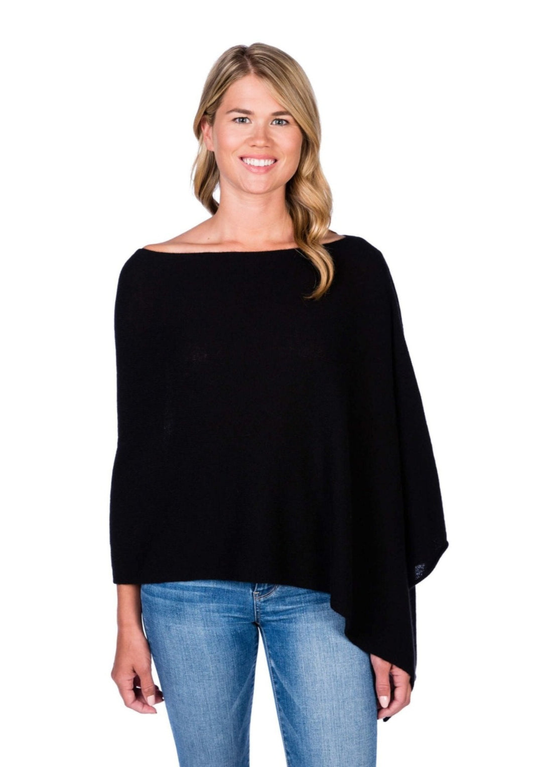 Alashan Cashmere Topper - Ebony