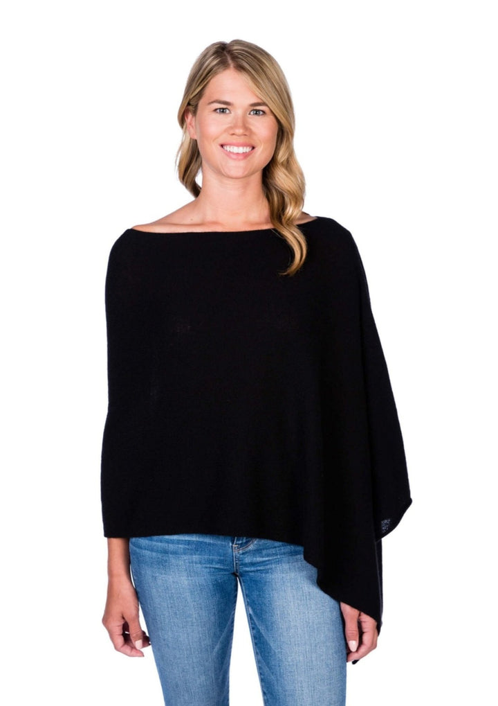 Alashan Cashmere Topper - Ebony