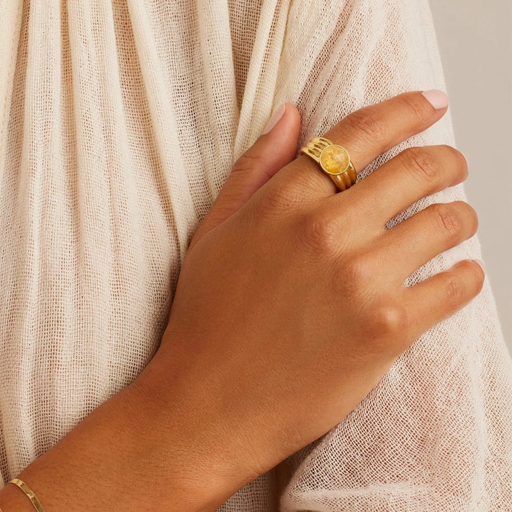 GORJANA | Power Reed Ring- Abundance