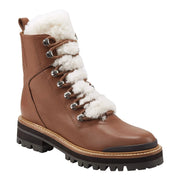 MARC FISHER IZZIE BOOT BROWN LEATHER